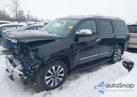 2022 Toyota Sequoia Limited z USA, uszkodzony, nr VIN 5TDFY5B1XNS189122